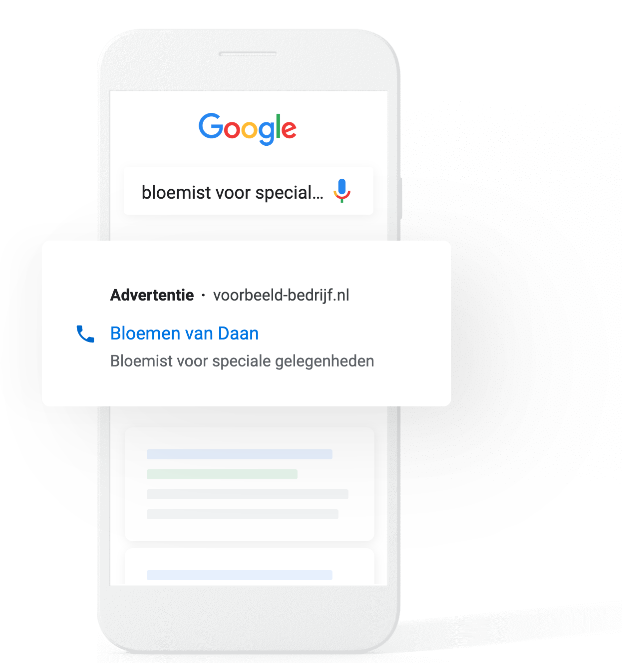 Google Search Ads Visuele uitleg voor Google Search Ads