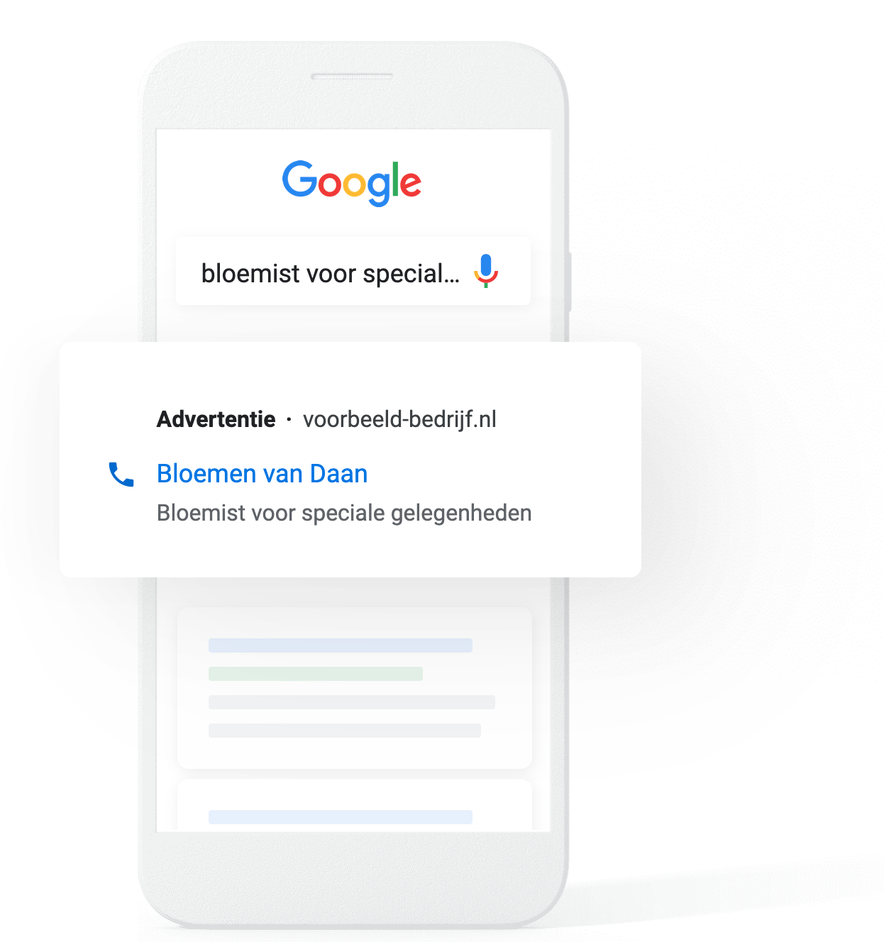 Visuele uitleg voor Google Search Ads